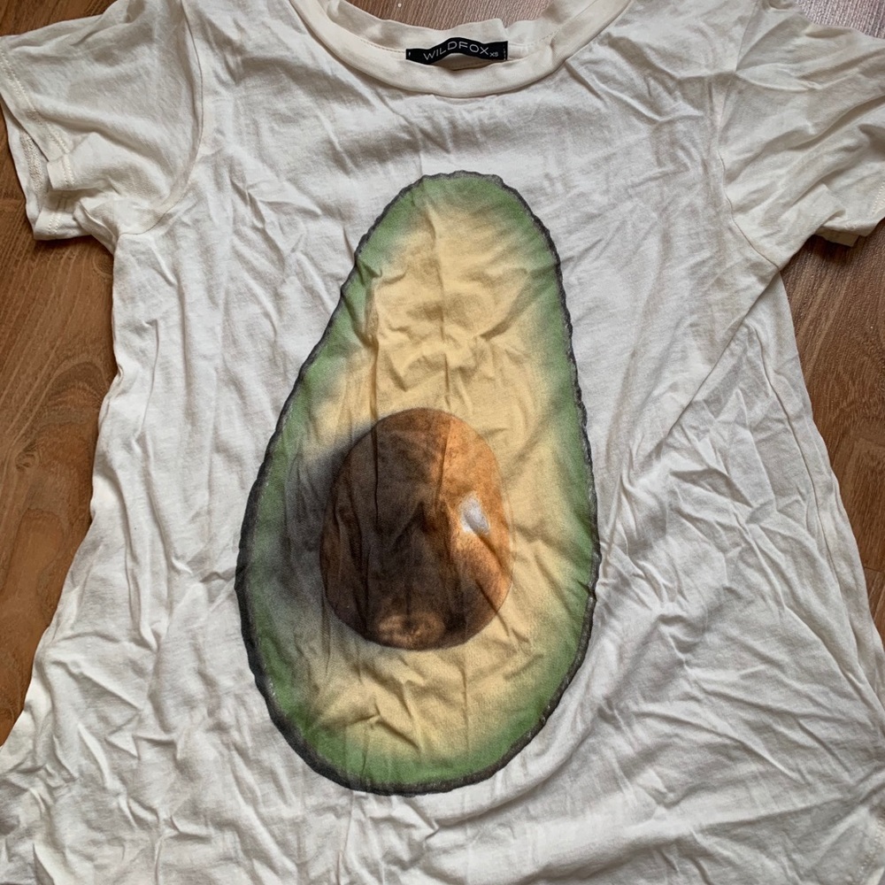 Wildfox avocado T-shirt